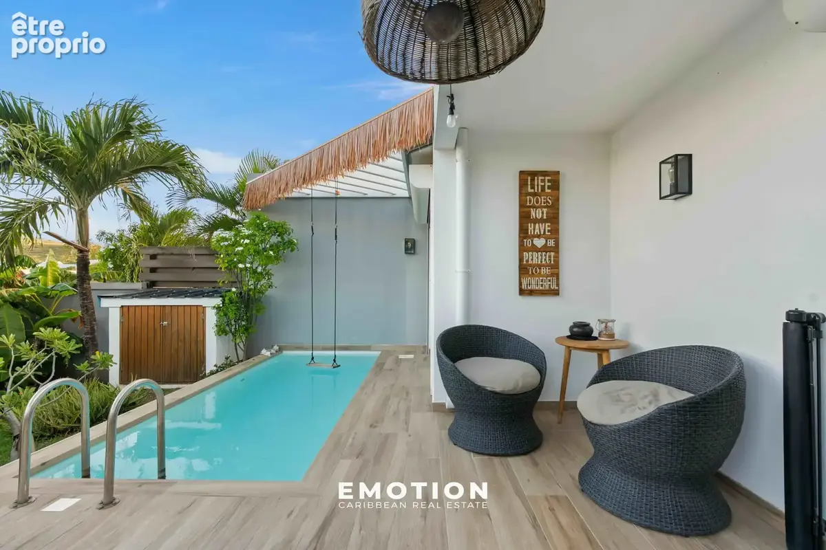 Villa T3 avec jardin et piscine privative à Cul de Sac - photo 7