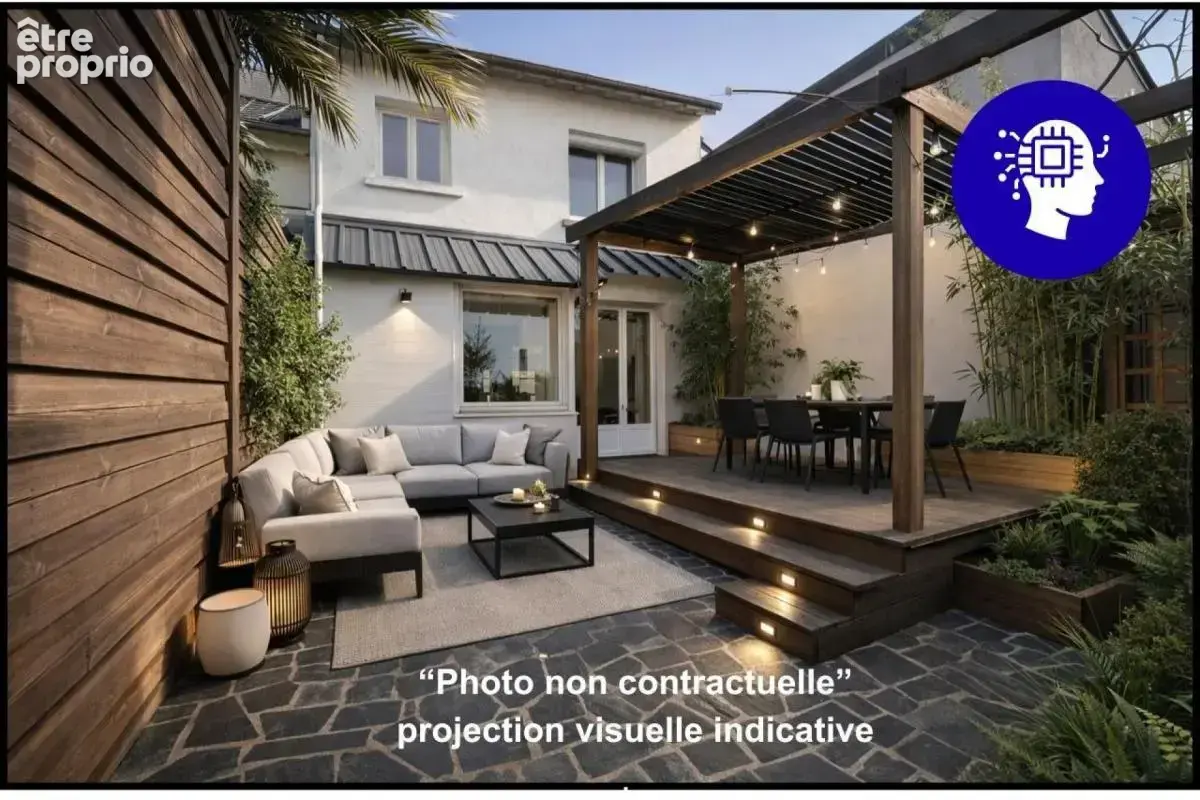 Véritable maison de ville avec patio - photo 8