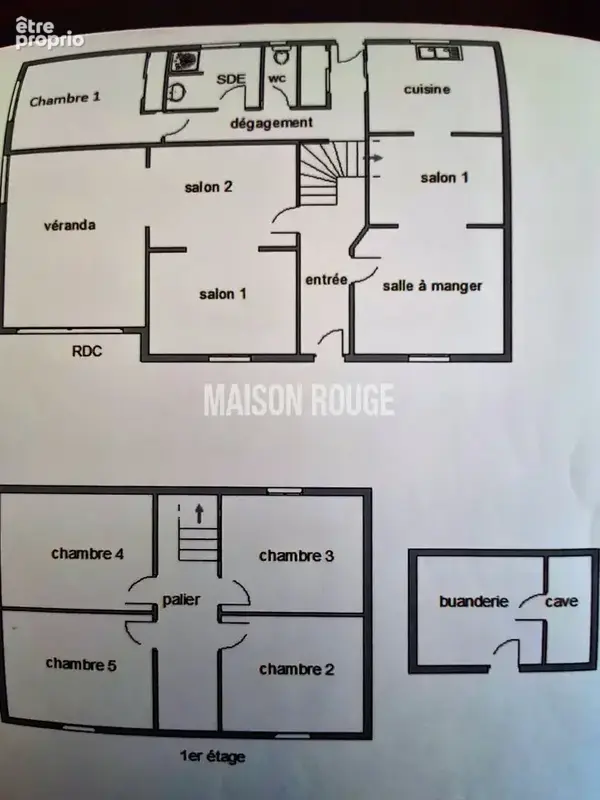 Élégante maison familiale rénovée, cinq chambres, jardin paysager - Coup de coeur assuré - LANGUEUX - photo 22