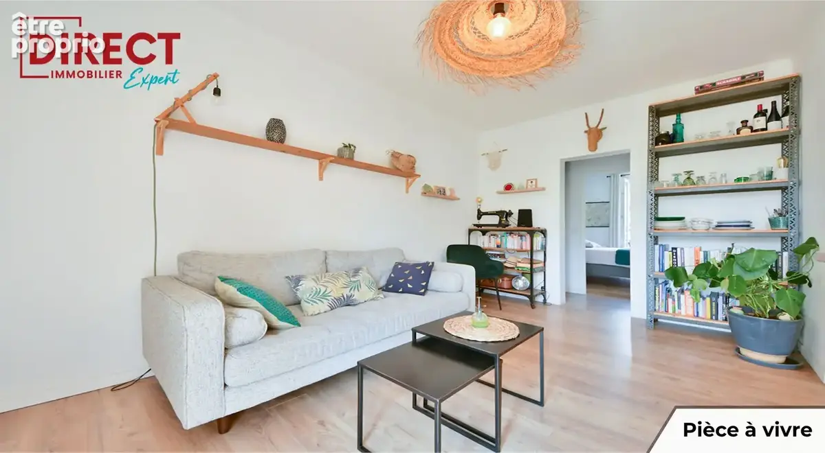 Centre ville : app 2/3p en dernier etage traversant + jardin de 50m2 + balcon + cave - photo 5