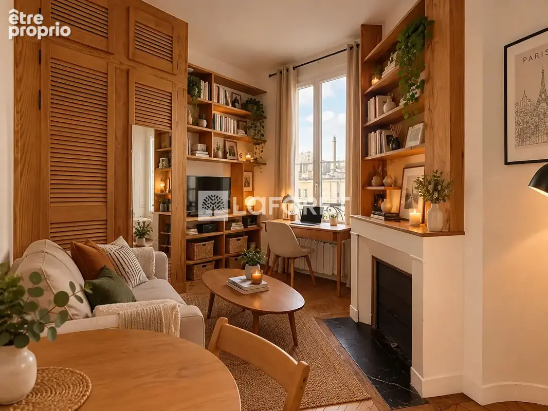 Appartement Paris 1 pièce(s) 18 m2 - photo 3