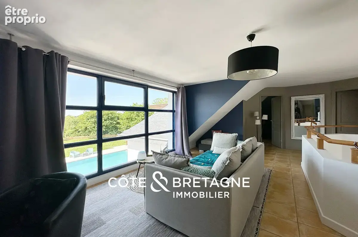 Maison moderne avec piscine à ambon dans le morbihan  réf : 202629 - photo 14