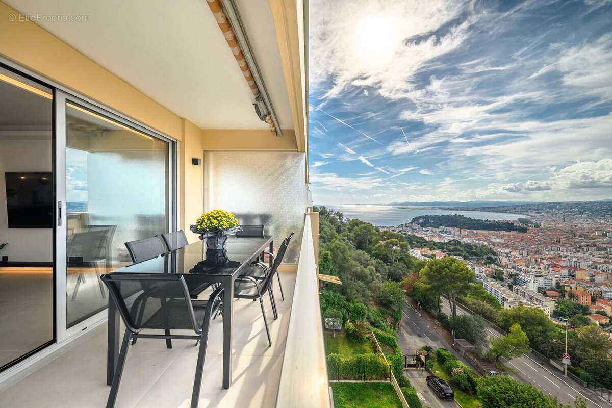 3 pieces dernier etage  mont boron vue mer - photo 14