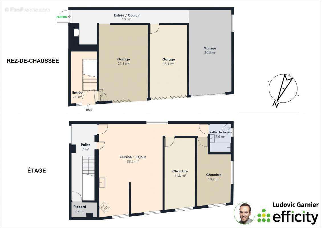 Maison à FOUGEROLLES-DU-PLESSIS