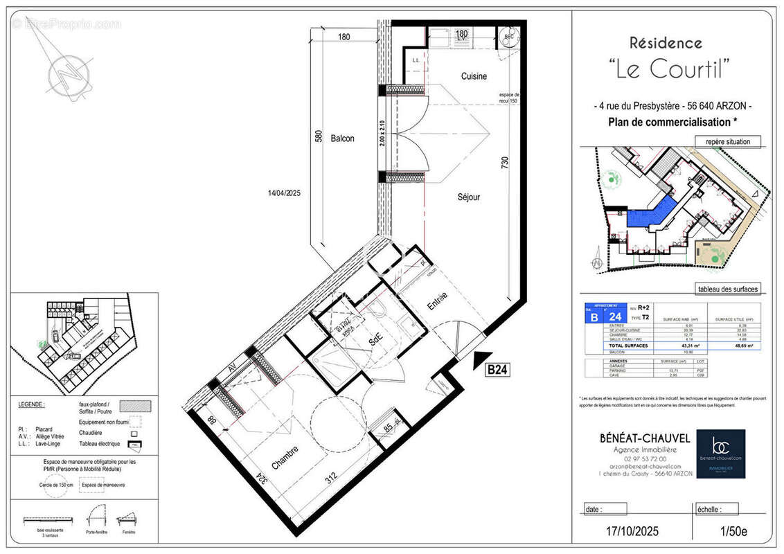 ARZON BOURG, Appartement neuf T2 - photo 4