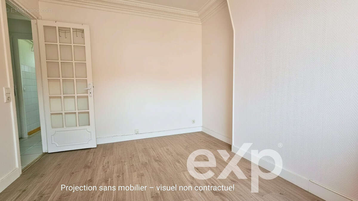 séjour vide 3 - Appartement à CLICHY