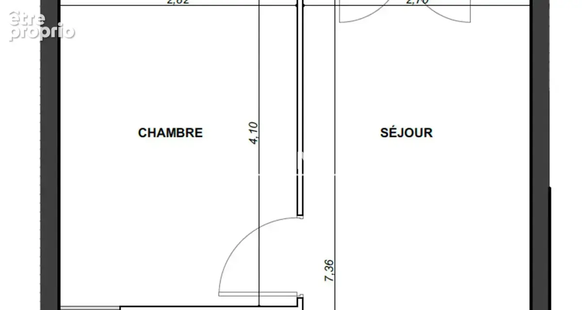 Appartement T2 rez-de-jardin en plein centre de Saint-Pierre - photo 2