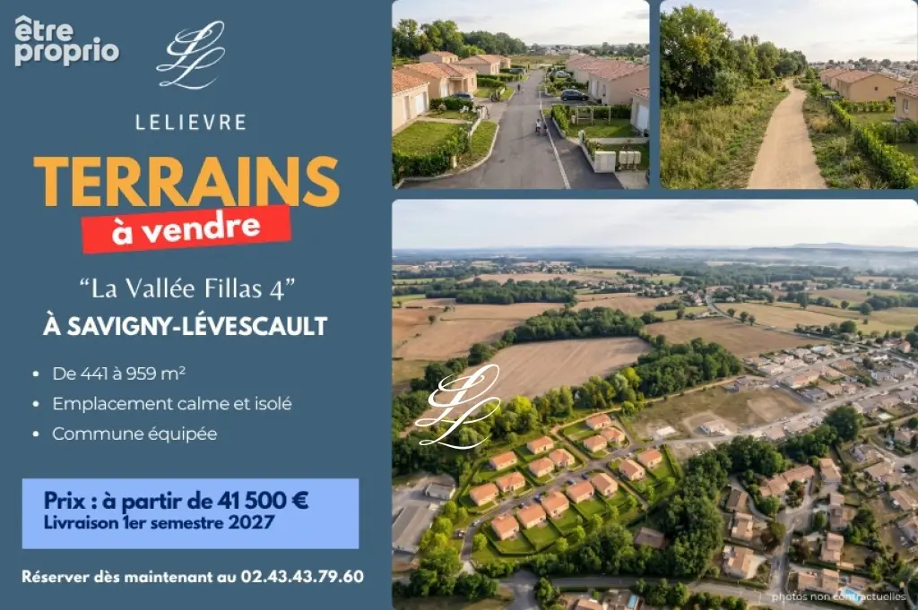 Terrain à SAVIGNY-LEVESCAULT
