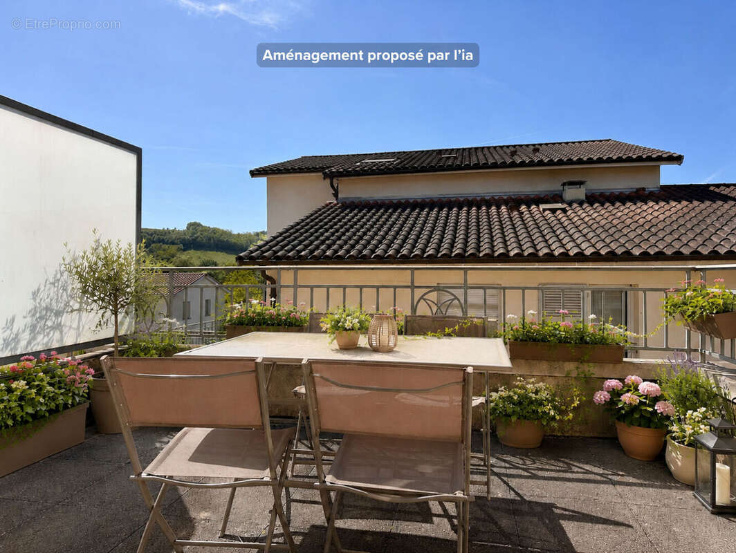 Liergues Appartement T3 avec terrasse dans copropriété sécurisée - photo 5