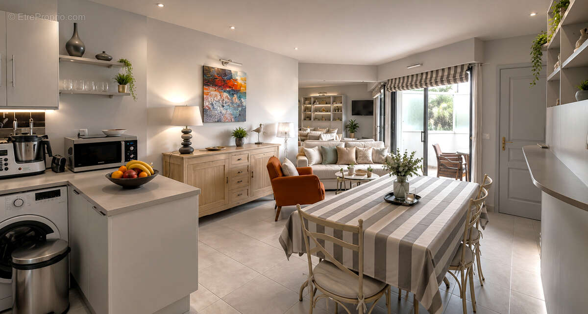 Appartement vue mer - Pornichet  46.65 m² - Garage fermé - photo 6
