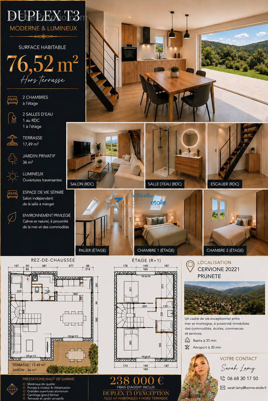 Appartement à CERVIONE