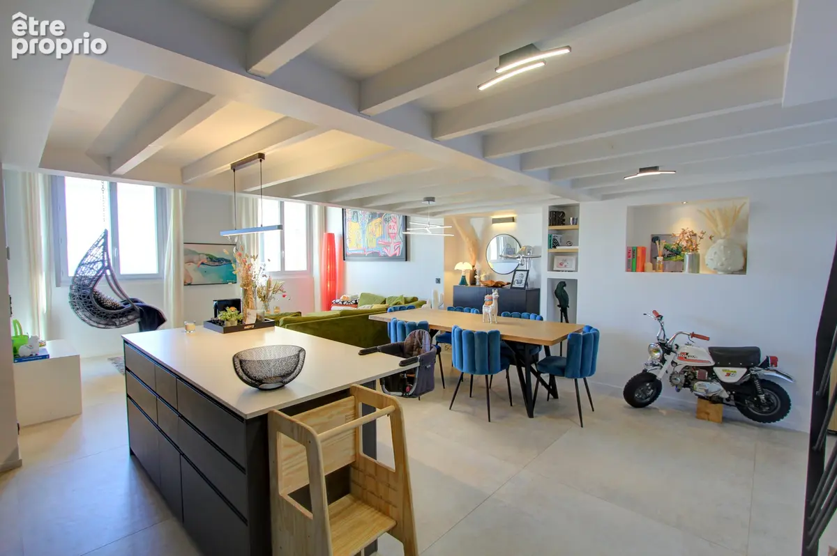 Loft 3 pièces de 80m² avec vue mer dans le centre ville de sainte maxime - photo 5