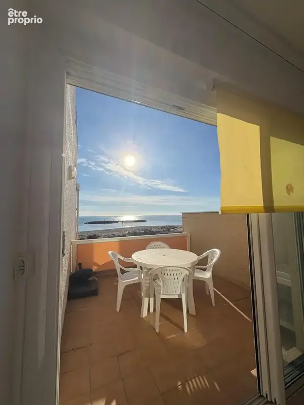 Le Barcarès Vue mer accès direct plage Le Lido Beau T2 avec terrasse ! - photo 16