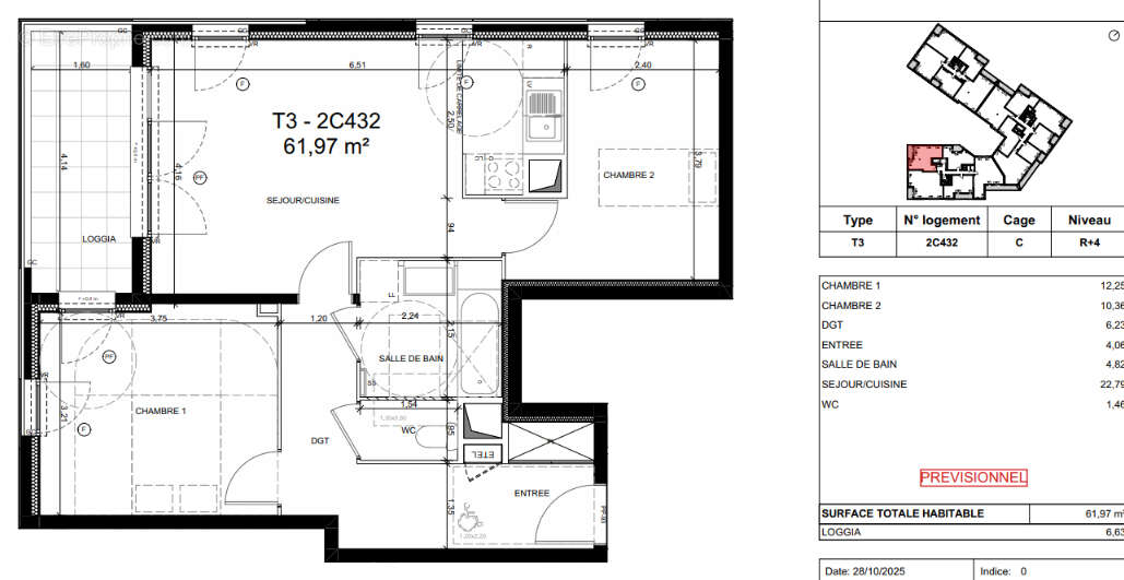 Appartement à CLICHY