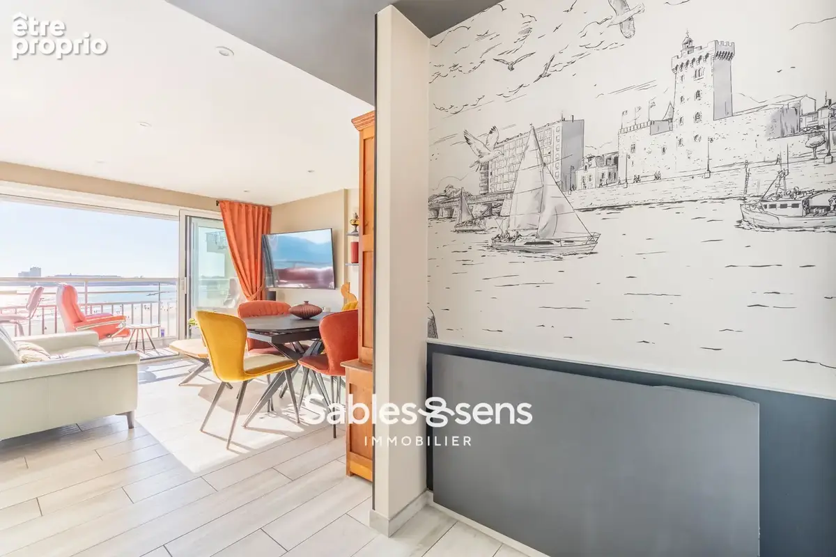 Appartement T3 face à l'océan sur le remblai des Sables d'Olonne - photo 8