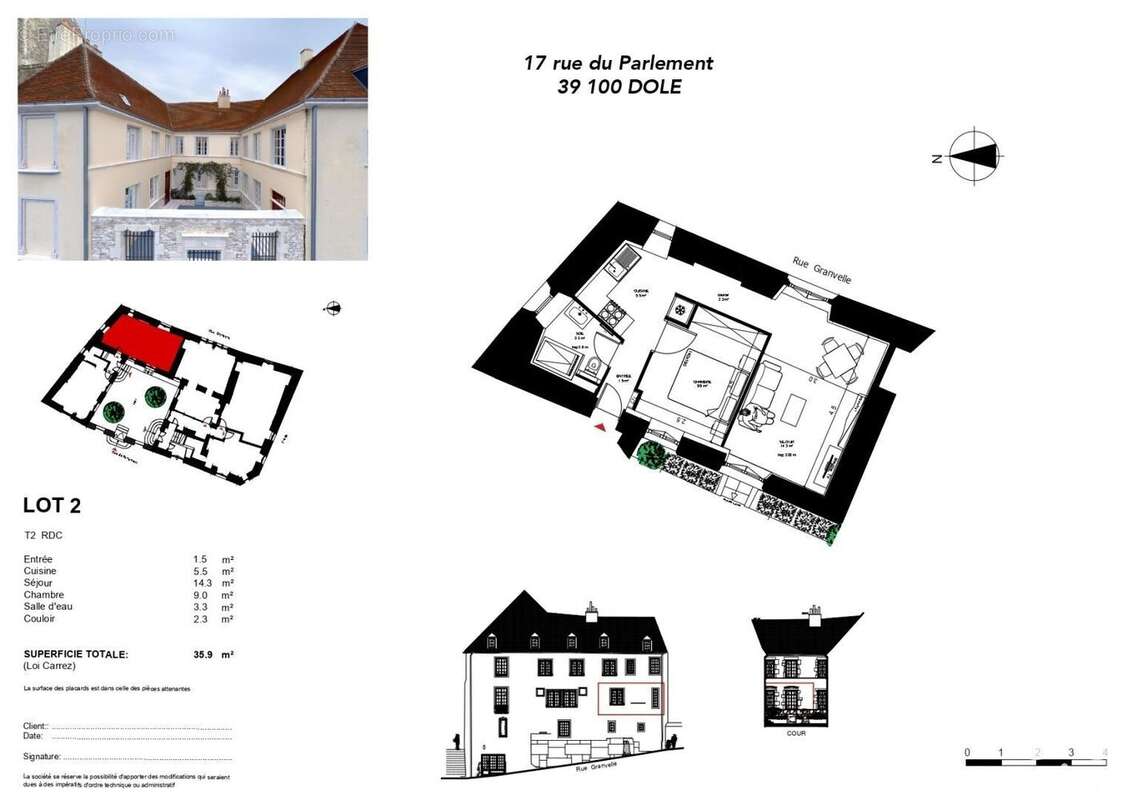 Photo 7 - Appartement à DOLE