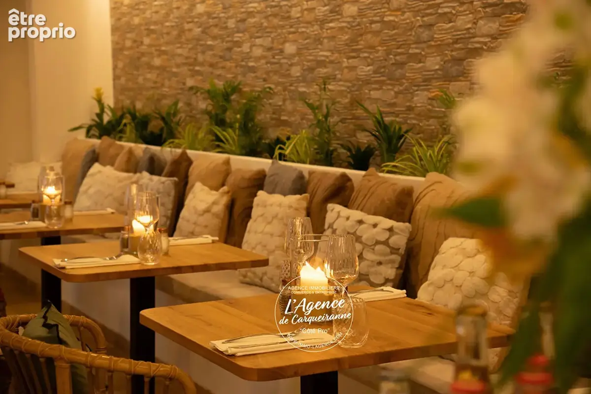 A vendre fonds de commerce restaurant 171 m2 neuf avec cuisine aux normes idealement situe entre pignans et le - photo 4