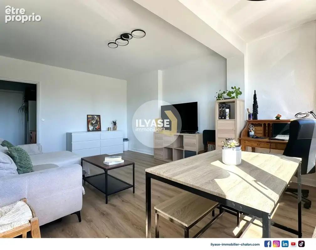 Appartement T2  58m2  Balcon  Cave  Quais de Saône - photo 5