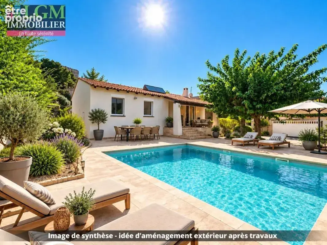 Vitrolles nord – maison de plain-pied – 3 chambres – garage – terrain piscinable - photo 4