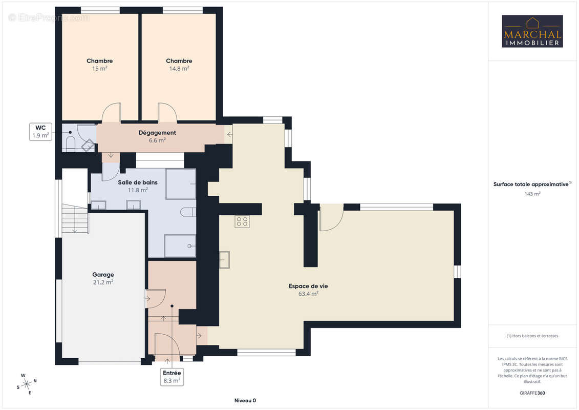 Maison de plain-pied - 120 m2 - Marly - photo 16