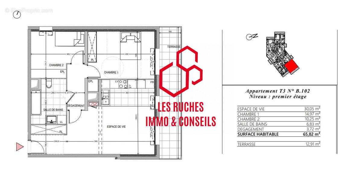 Appartement à LAGNY-SUR-MARNE