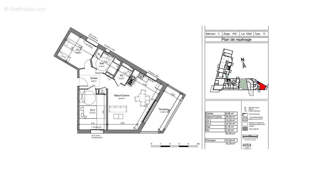 Appartement à ANGERS