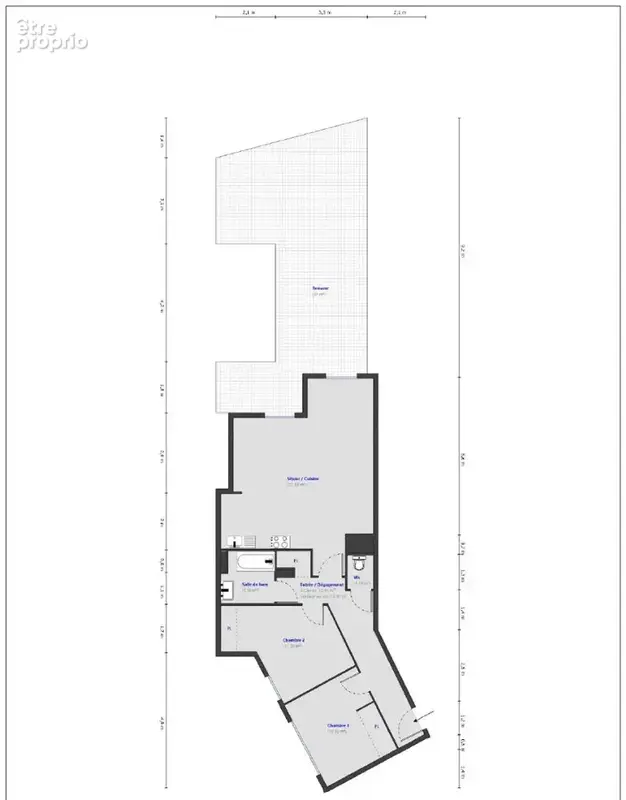NICE - Appartement 3 pièces avec superbe terrasse de 37m2 - photo 10