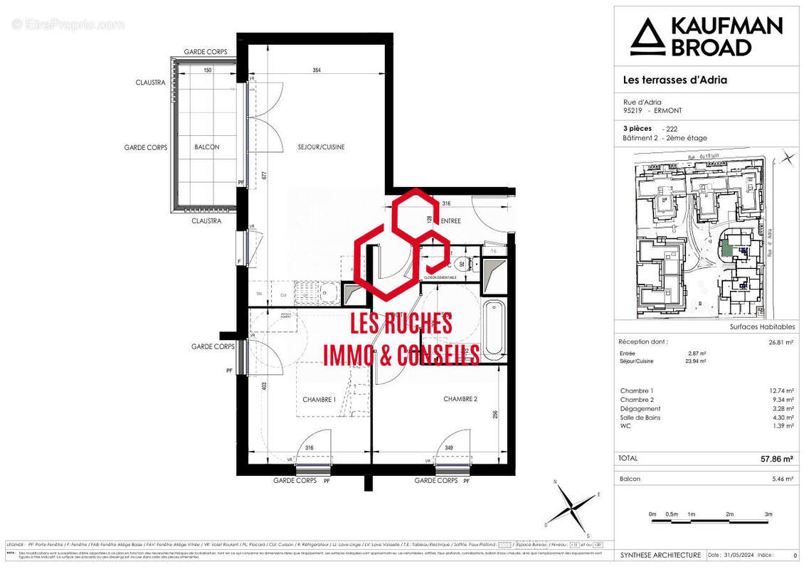 Appartement à ERMONT
