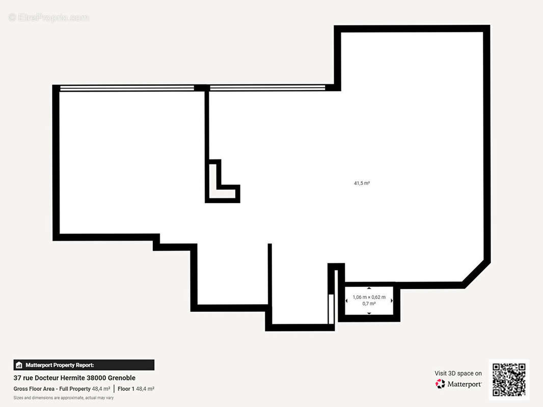 Appartement Grenoble 2 pièces 40 m2 avec balcon et ascenseur - photo 7