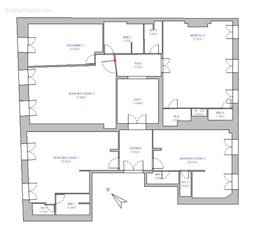 Appartement à MARSEILLE-1E