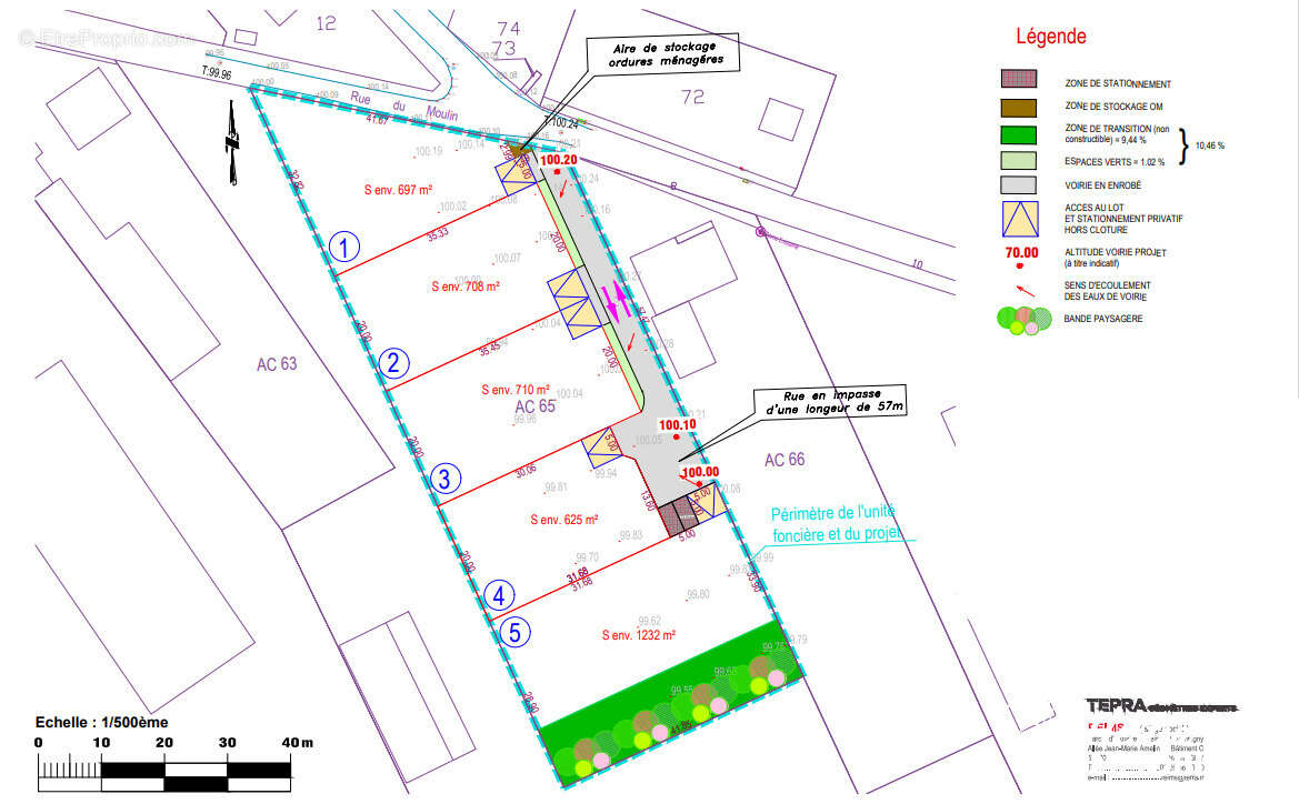 Terrain à BOURGOGNE