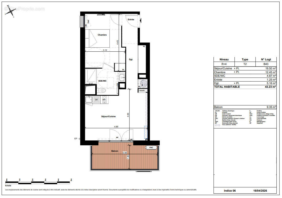 Appartement à TOULOUSE