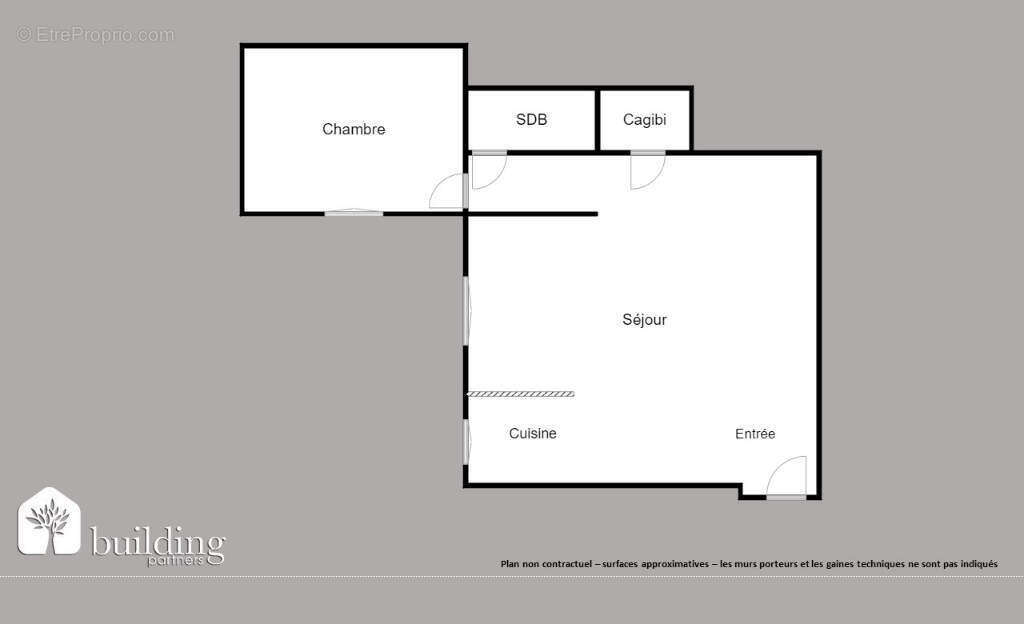Asnières-sur-Seine Bécon - Appartement 2 pièces de 47.31 m² - photo 2