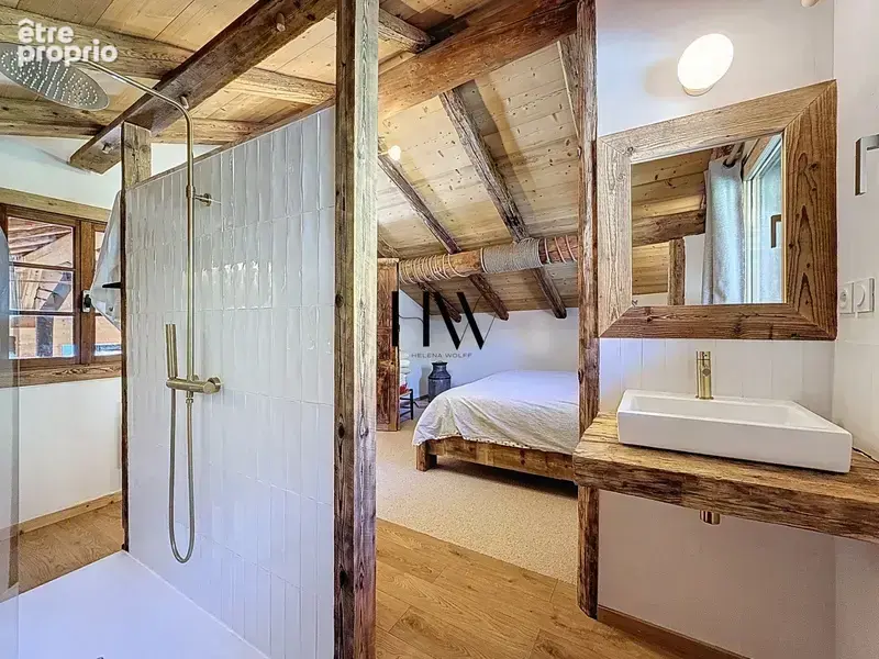 Chalet d’exception à proximité de Megève – Vue panoramique sur les Aravis et Crest-Voland - photo 12