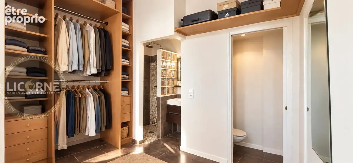 Chambre 1 - Suite dressing et sanitaires