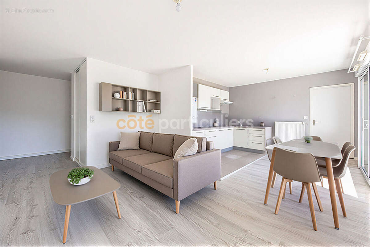 Sautron -- appartement de 65m2 -- balcon -- parking - photo 2