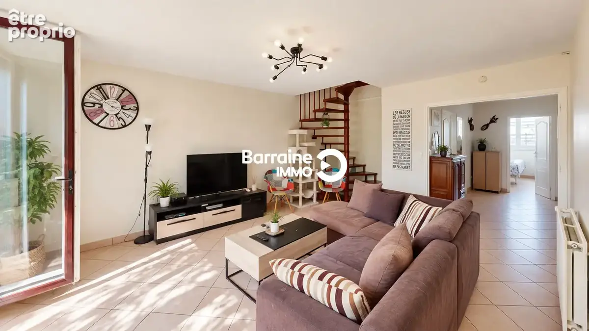 Brest dupuy-de-lôme - duplex 103 m² - 3 chambres - jardin - 2 parkings - photo 3