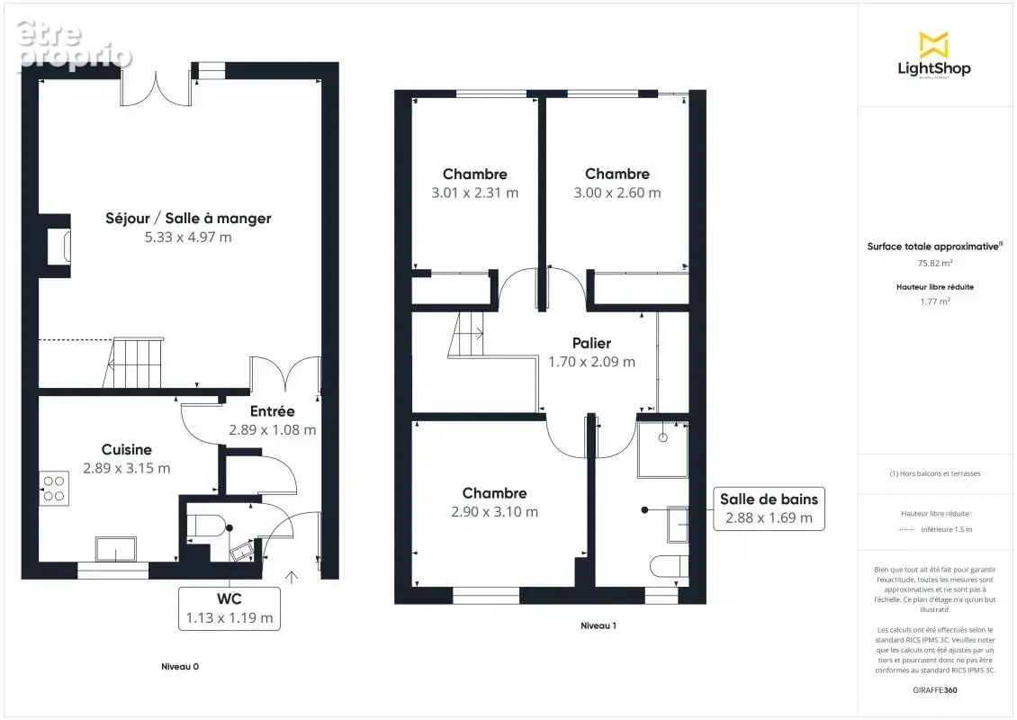 Maison 4 pièces, 79 m² - Terrasse 20 m² et jardin - Allée Georges Brassens, Neuilly-sur-Marne - photo 3