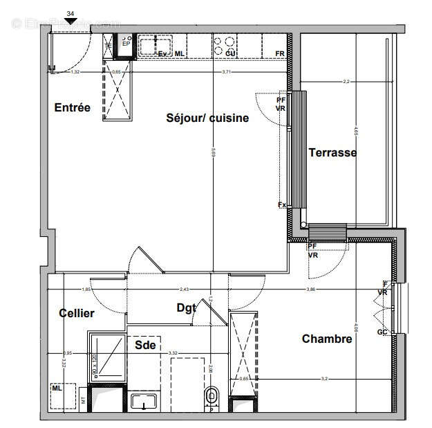Appartement à FLOIRAC