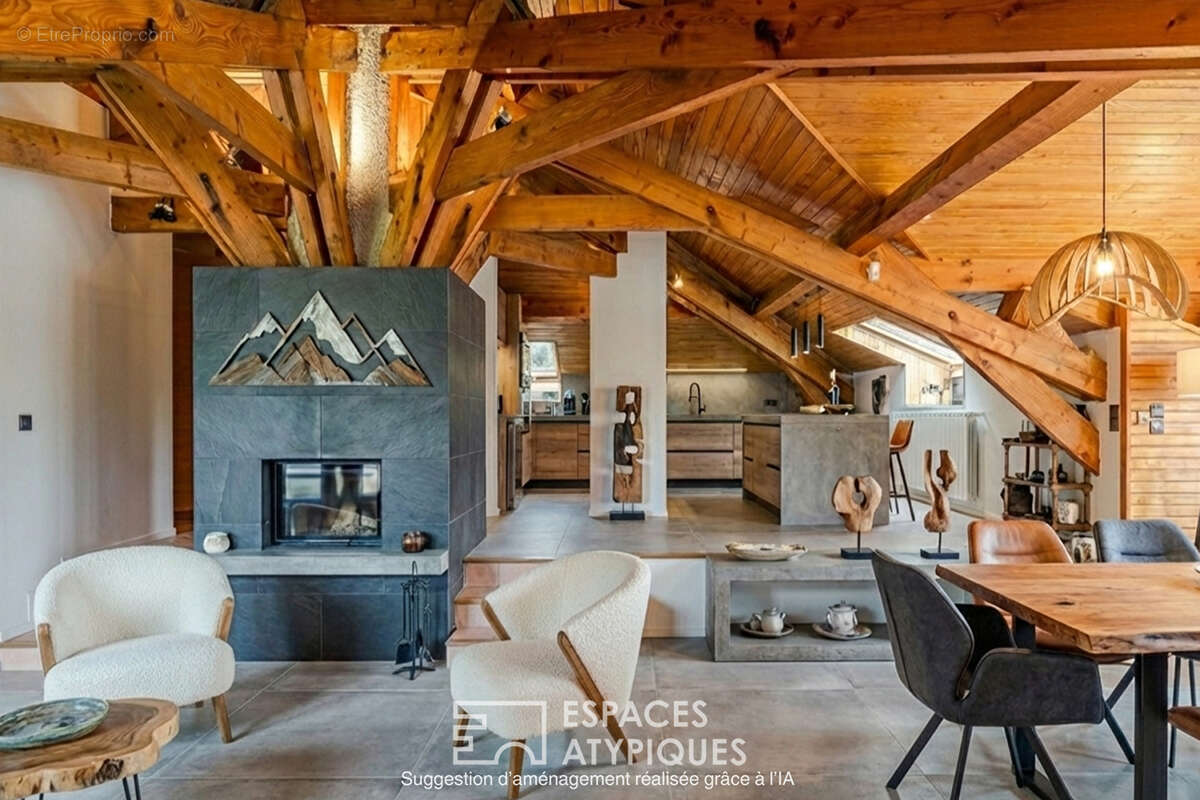 Chalet d'architecte à la vue dégagée - photo 4