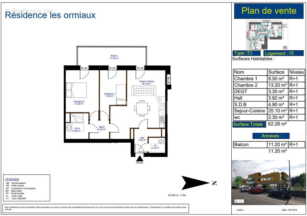 Appartement à RANG-DU-FLIERS