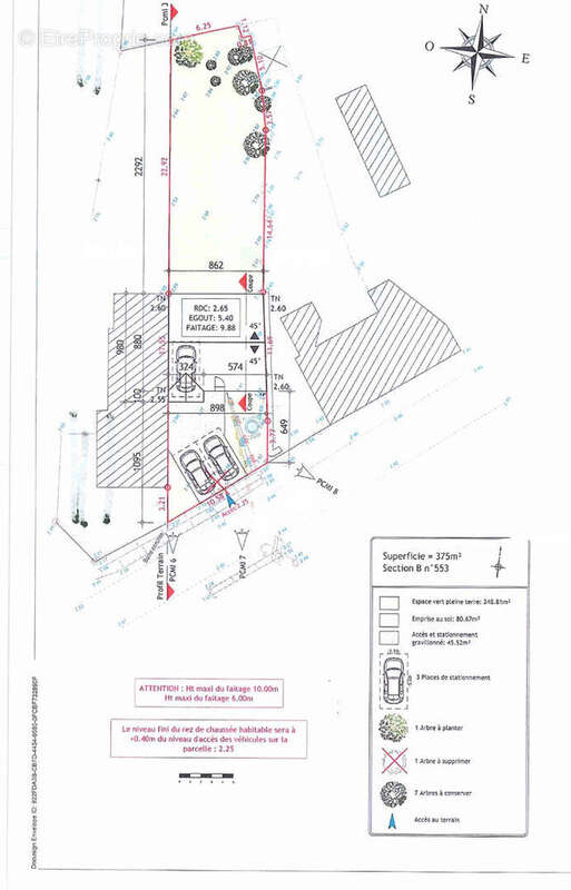 Terrain à SAINT-JOACHIM