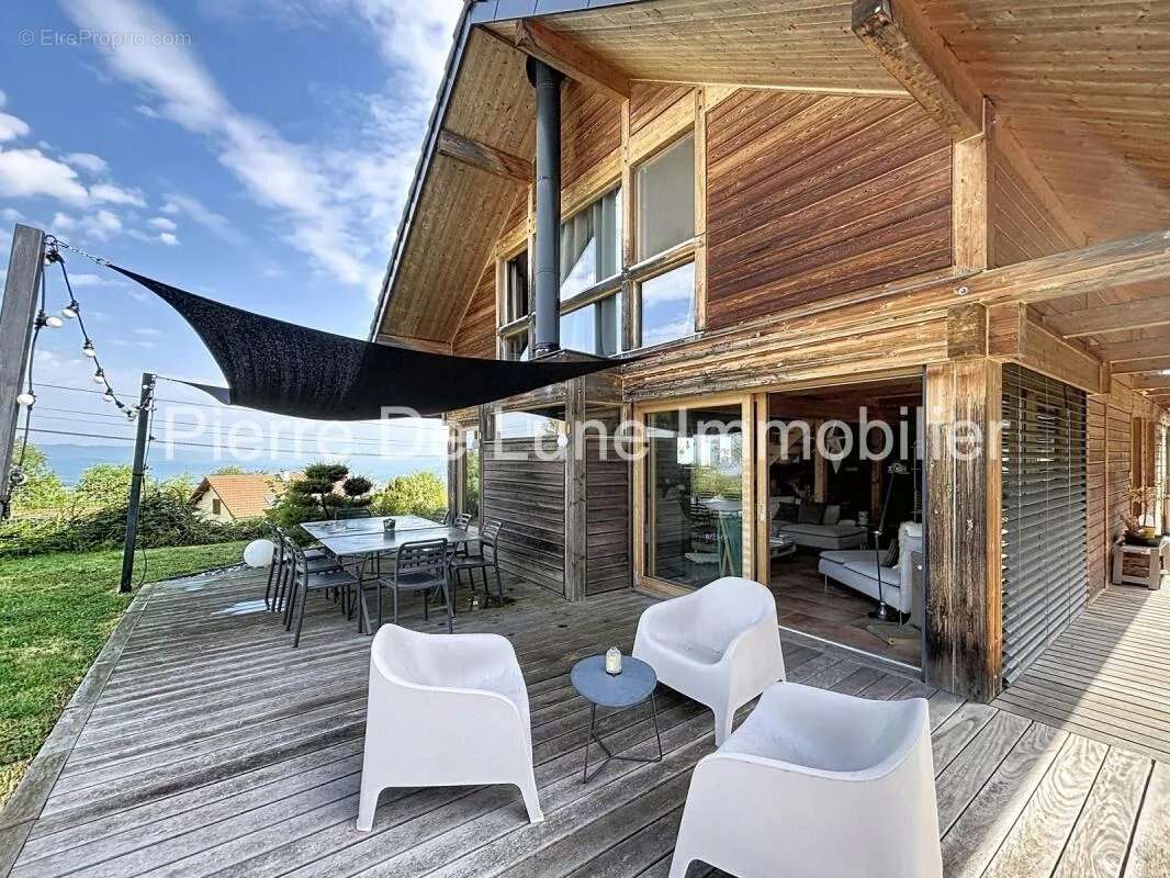 Trévignin – Maison d'exception en ossature bois avec vue dominante, piscine et panorama sur les montagnes - photo 19