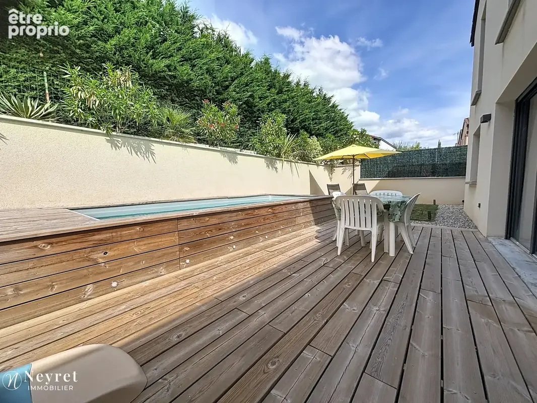 Maison T4 88 m2 a Communay Piscine Garage au calme - photo 9