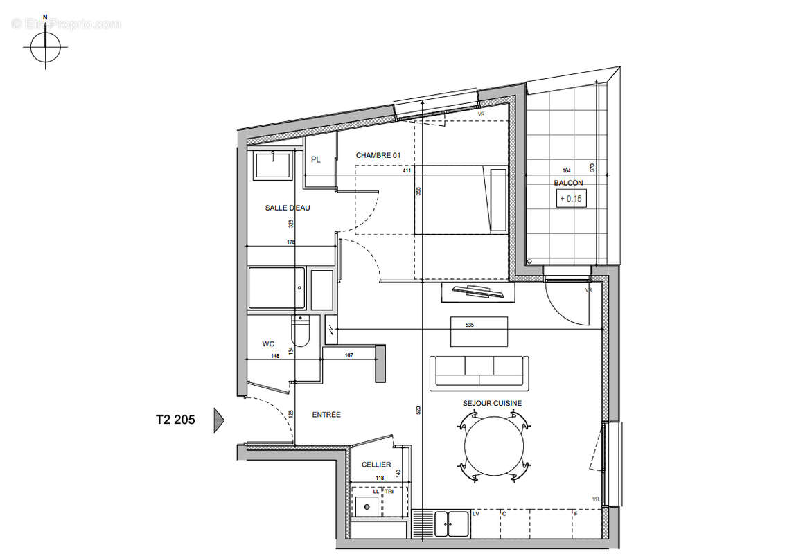 Appartement à CESSON-SEVIGNE