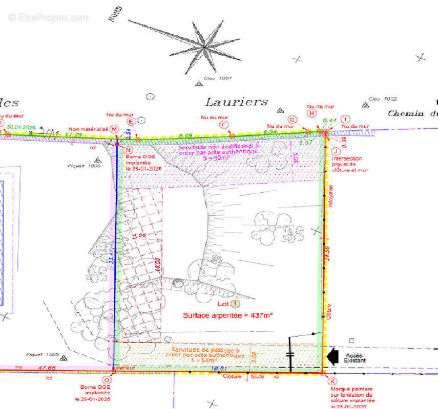 Terrain à LA TRONCHE