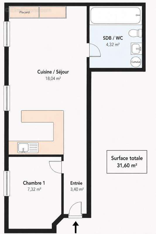Appartement - photo 2