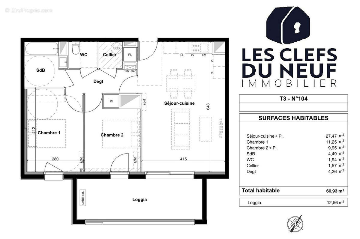Appartement à TOULOUSE