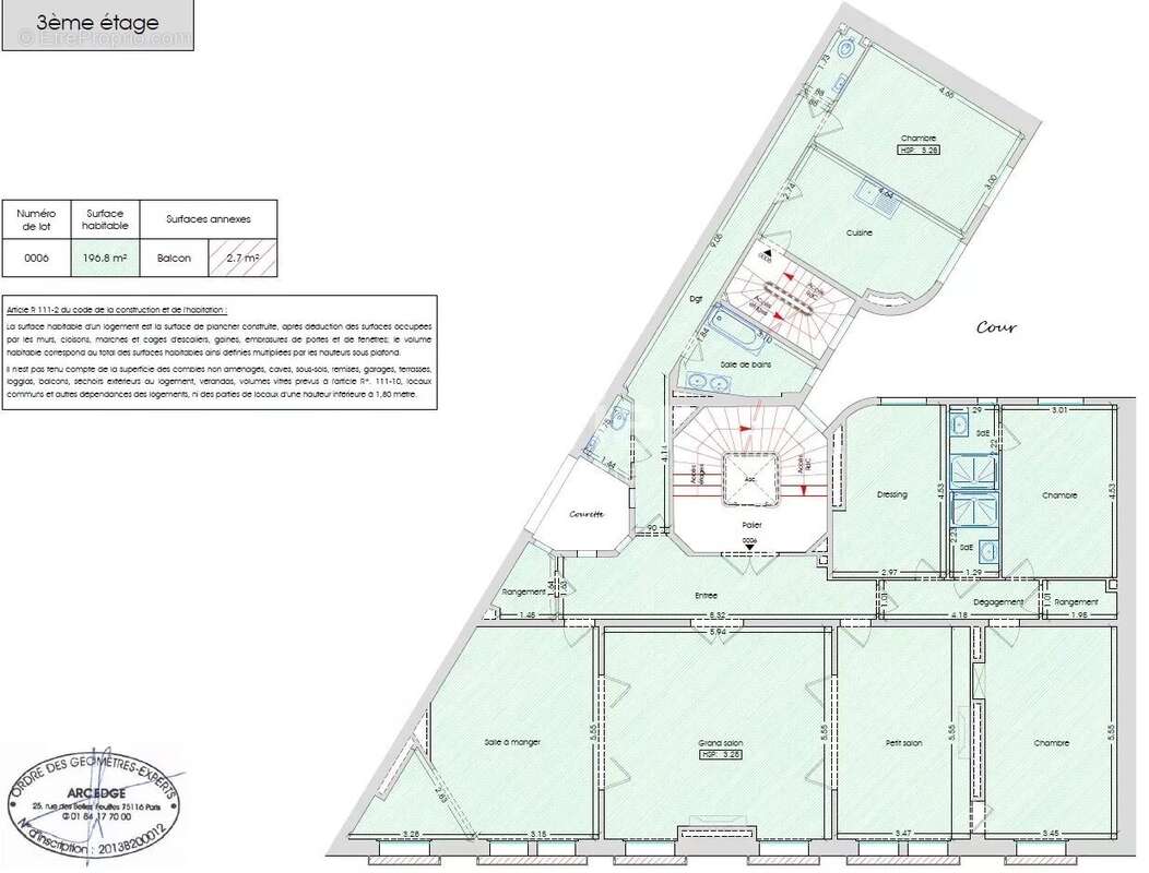 Appartement à PARIS-17E