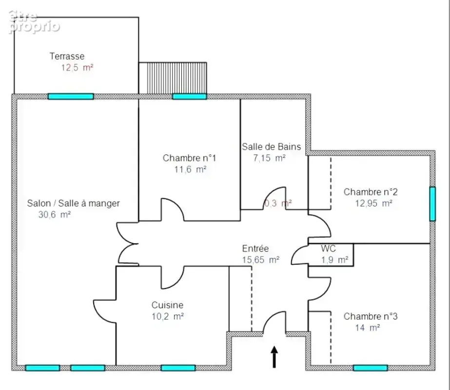 Appartement Saint Jean Bonnefonds 5 pièce(s) 104.5 m2 - photo 10
